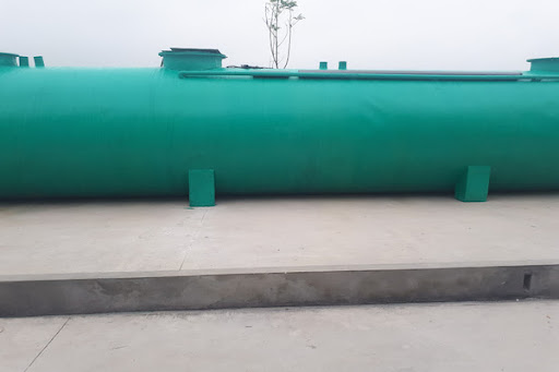 Bồn xử lý nước thải composite xí nghiệp