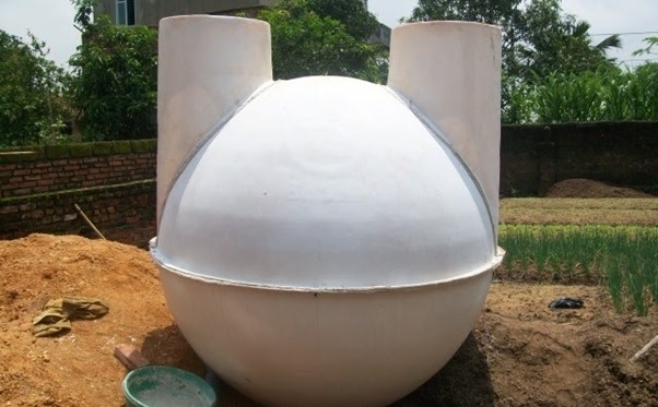 Thi công hầm biogas bằng bạt HDPE  Giá bạt HDPE