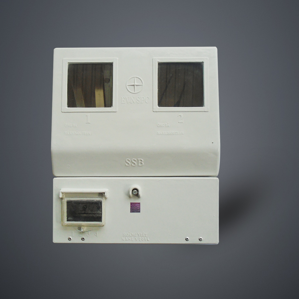 Hộp 2 công tơ 1 pha composite