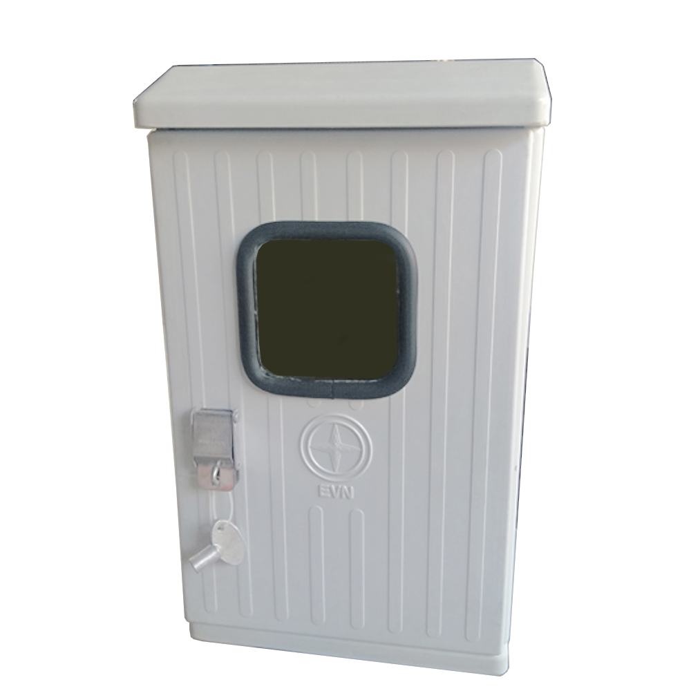 Vỏ tủ điện kế 3 pha composite 300W 500H 200D